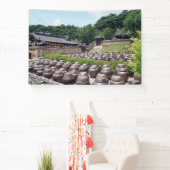 韓国を写したデザイン、プリント 横断幕 (インサイチュ)