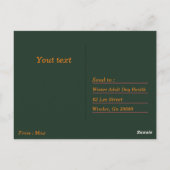 韓国を売るシンプルはがきエレガント ポストカード (裏面)