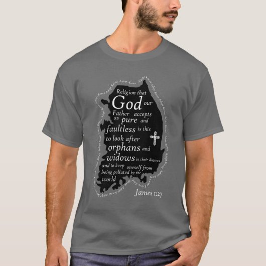 韓国を採用して下さい Tシャツ (正面)