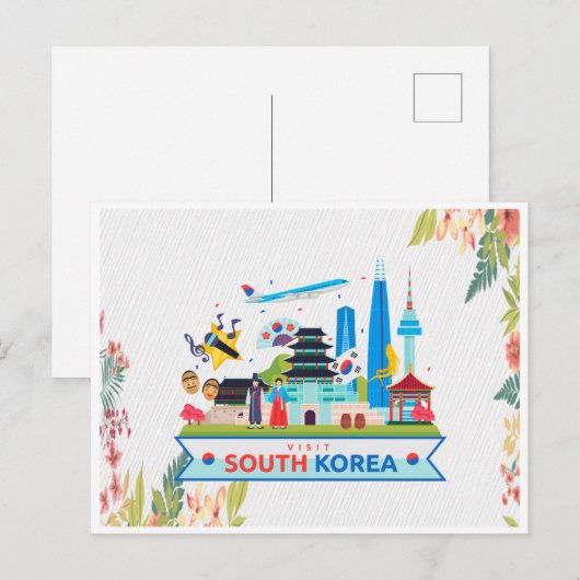 韓国を訪ねて ポストカード (正面/裏面)