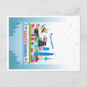 韓国を訪れてみましょう ポストカード (正面)