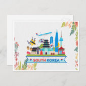 韓国を訪れてみましょう ポストカード (正面/裏面)