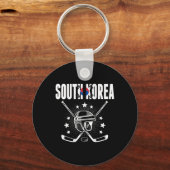 韓国アイスホッケーファンジャージ韓国国旗パック キーホルダー (正面)