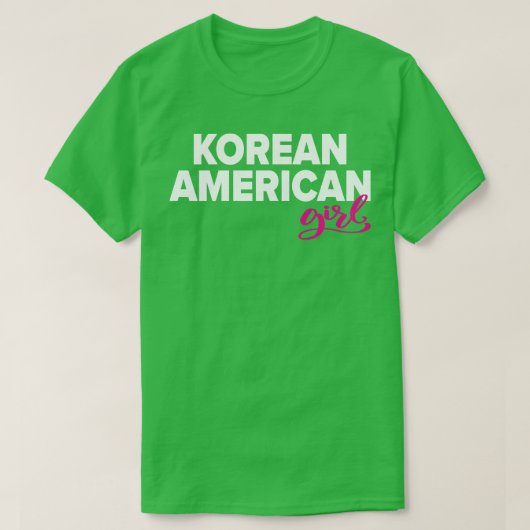 韓国アメリカンガール2 Tシャツ (デザイン正面)