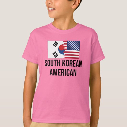 韓国アメリカ国旗 Tシャツ (正面)