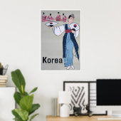 韓国アートプリント アジア旅行ポスター 南朝鮮 ポスター (ホームオフィス)