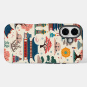 韓国ウェーブデザインiPhone 16ケース Case-Mate iPhoneケース (裏面 (横))