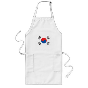 韓国エプロン ロングエプロン