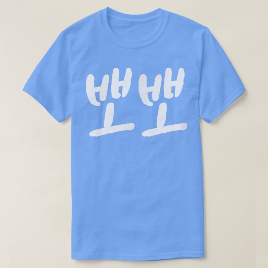 韓国キスのボボ韓国ハングル大河クーデター Tシャツ (デザイン正面)