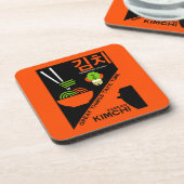 韓国キムチのキッチンアート コースター (左側)