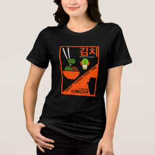 韓国キムチのキッチンアート トライブレンドTシャツ