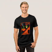 韓国キムチのキッチンアート トライブレンドTシャツ (正面全面)