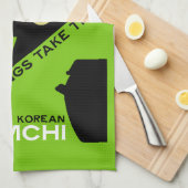 韓国キムチ キッチンタオル (四つ折り)