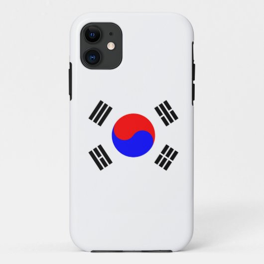 韓国ケース・メイトiPhoneケース国旗 Case-Mate iPhoneケース (裏面)
