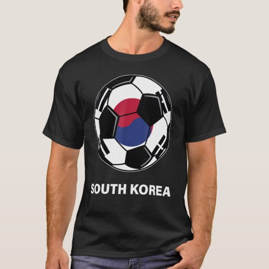 韓国サッカーチーム支援韓国Fla Tシャツ (正面)