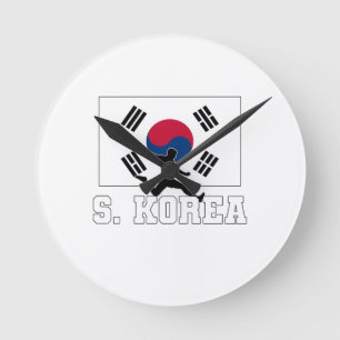 韓国サッカー代表 ラウンド壁時計