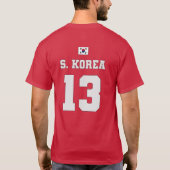 韓国サッカー代表Tシャツ Tシャツ (裏面)