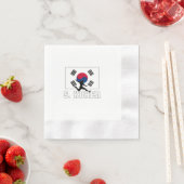 韓国サッカー日本代表 縁ありカクテルナプキン (インサイチュ)
