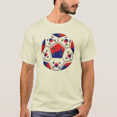 韓国サッカー韓国国旗 Tシャツ (正面)