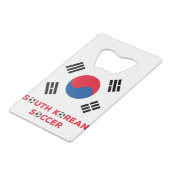 韓国サッカー クレジットカード栓抜き (裏面アングル)