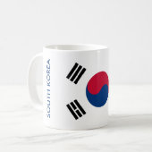 韓国サッカー コーヒーマグカップ (正面左)