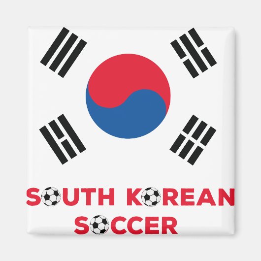 韓国サッカー マグネット (正面)