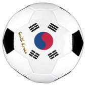 韓国サッカー・韓国国旗/スポーツ サッカーボール (回転)