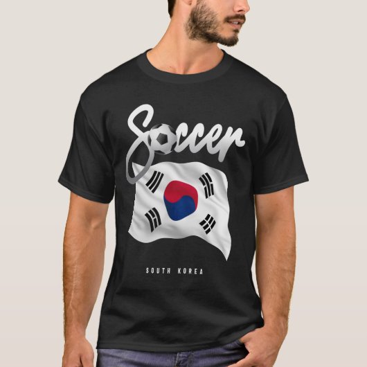 韓国サッカー – 韓国国旗 Tシャツ (正面)