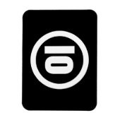 韓国シノ第2番2이 【I】ハングル マグネット (縦)