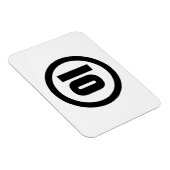 韓国シノ第2番2이 【I】ハングル マグネット (右側)