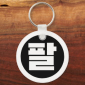 韓国シノ第8番8팔 【Pal】ハングル キーホルダー (裏面)
