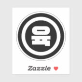 韓国シノ6육 【Yuk】ハングル シール (シート)