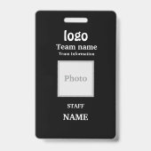 韓国スタイル IDカード ネームタグ バッジ (正面)