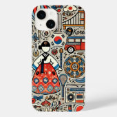 韓国スタイルIPhone14ケース Case-Mate iPhoneケース (裏面)