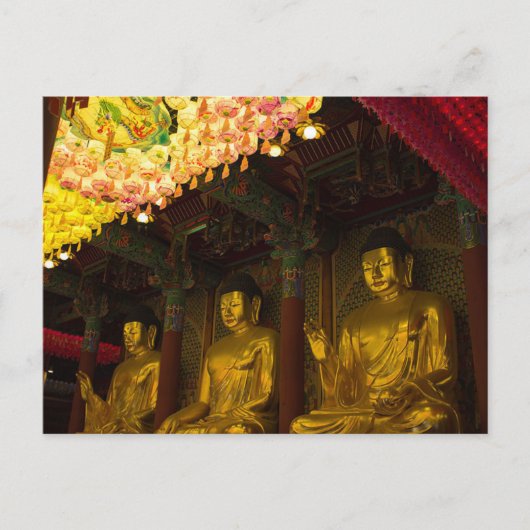 韓国ソウルのハガキ・ジョギーサ寺院 ポストカード (正面)