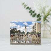 韓国ソウル光化門ポストクロッシング用はがき ポストカード (スタンド正面)