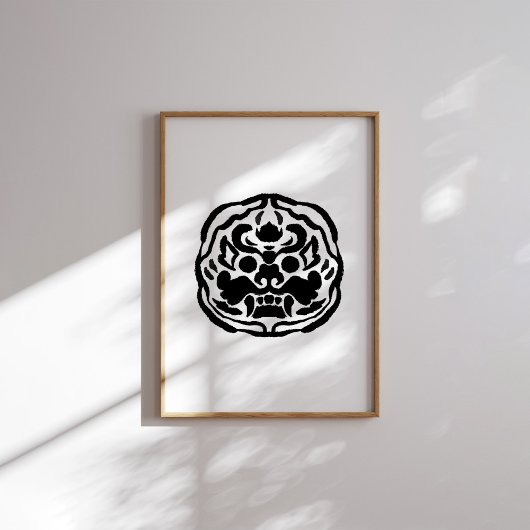 韓国タイガーマスク伝統的のポスター ポスター