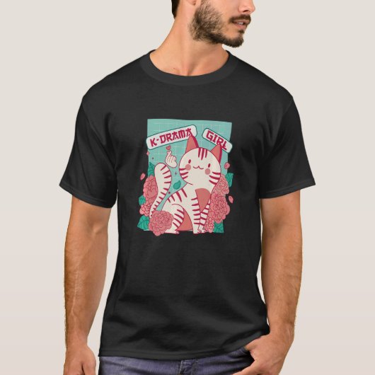 韓国ドラマの指ハート15 Tシャツ (正面)