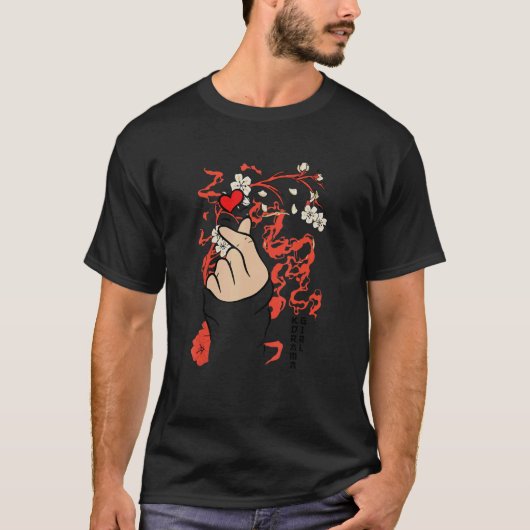 韓国ドラマの指ハート48 Tシャツ (正面)