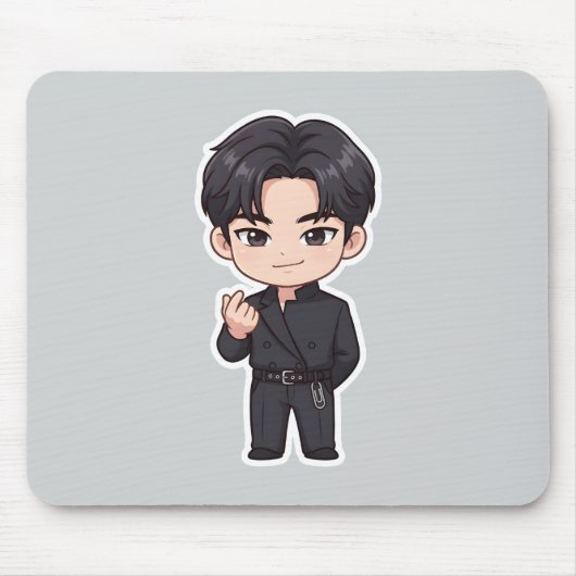 韓国ドラマの男主人公ハートマウスパッド指 マウスパッド (正面)