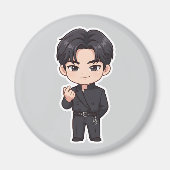 韓国ドラマの男主人公ハートマウスパッド指 マグネット (正面)