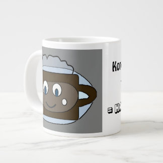 韓国ドラマを見ながらコーヒーを飲む ジャンボコーヒーマグカップ