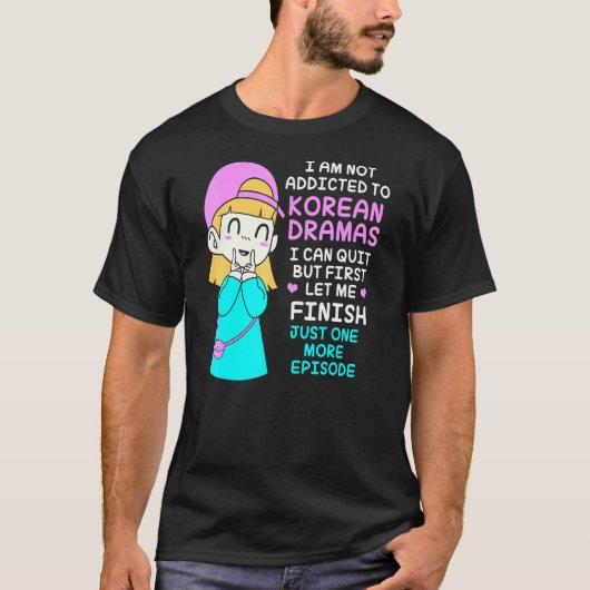 韓国ドラマ中毒者 Tシャツ (正面)