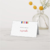 韓国ドルジャンチのフードメニューカード プレイスカード (正面)