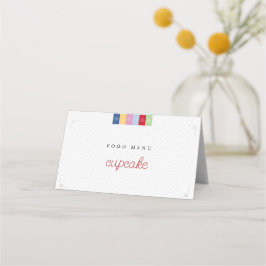 韓国ドルジャンチのフードメニューカード プレイスカード