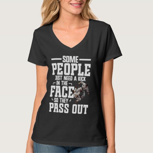 韓国ハキドユニフォーム武術アーツ物ベルトハープ Tシャツ (正面)