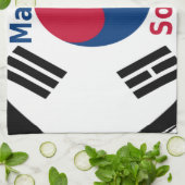 韓国ハクナマタタアートプリント/グラフィック キッチンタオル (折り畳み)