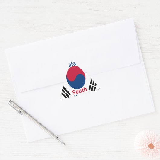 韓国ハクナマタタアートプリント/グラフィック 三角形シール (封筒)