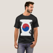 韓国ハート誇りを持った伝統国 Tシャツ (正面フル)