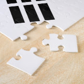 韓国ハート韓国国旗/韓国 ジグソーパズル (側面)